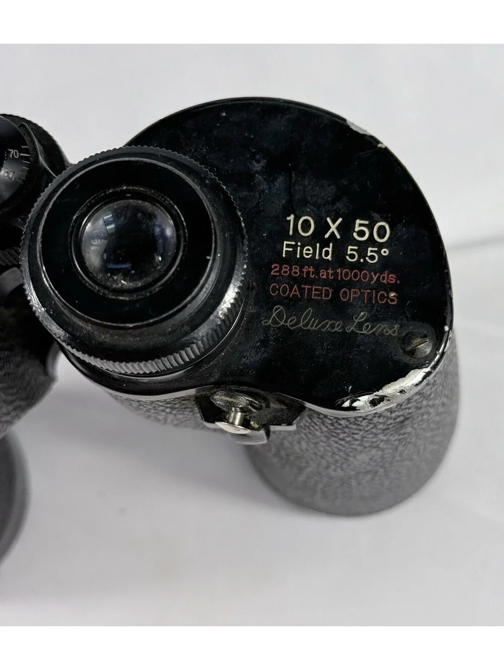 Vtg Shrine Manon 10x50 Binoculars Deluxe Japan Field 5.5 #320096 288ft at 1000 Y